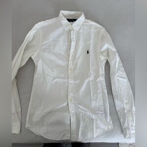 Ralph Lauren Classic White Button-Down Shirt
